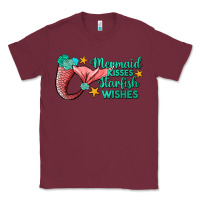 Burgundy mermaid kisses starfish wishes Classic Tee - JahusDesignShop
