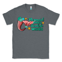 Charcoal Heather mermaid kisses starfish wishes Classic Tee - JahusDesignShop