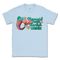 Dusty Blue mermaid kisses starfish wishes Classic Tee - JahusDesignShop