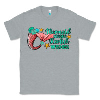 Heather Grey mermaid kisses starfish wishes Classic Tee - JahusDesignShop