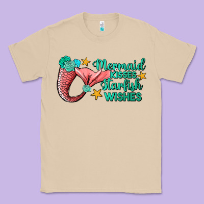 Mermaid Kisses Starfish Wishes Classic Tee Designed By Jahusdesignshop