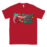 Red mermaid kisses starfish wishes Classic Tee - JahusDesignShop