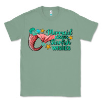 Sage mermaid kisses starfish wishes Classic Tee - JahusDesignShop