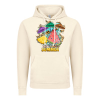 Vintage Artic sweet summer watermelon pineapple fruits Vintage Hoodie - RanaPortraitStore