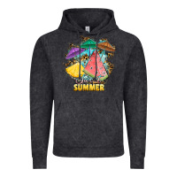 Vintage Black sweet summer watermelon pineapple fruits Vintage Hoodie - RanaPortraitStore