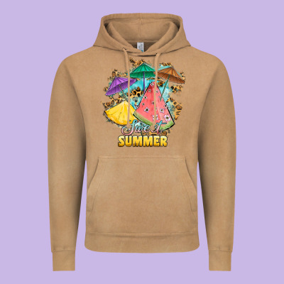 Sweet Summer Watermelon Pineapple Fruits Vintage Hoodie Designed By Ranaportraitstore