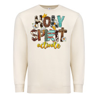 Sandshell Holy Spirit Activate Premium Sweatshirt - FaDigitalArtStudio