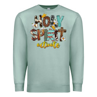 Seafoam Holy Spirit Activate Premium Sweatshirt - FaDigitalArtStudio