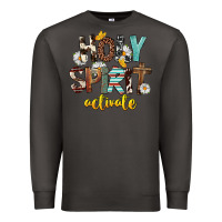 Smoke Holy Spirit Activate Premium Sweatshirt - FaDigitalArtStudio