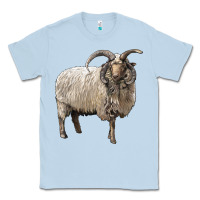 Dusty Blue navajo churro sheep Classic Tee - LillyAllenDesigns