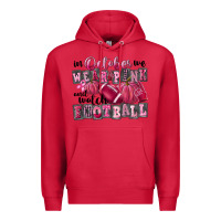 Cardinal in october we wear pink and watch football Premium Hoodie - FaDigitalArtStudio