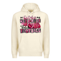 Sandshell in october we wear pink and watch football Premium Hoodie - FaDigitalArtStudio