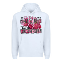 White in october we wear pink and watch football Premium Hoodie - FaDigitalArtStudio