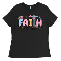 Black faith ephesians 2 8 Ladies Tee - MaliasSmallBusiness
