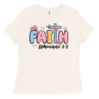 Bone faith ephesians 2 8 Ladies Tee - MaliasSmallBusiness