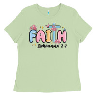 Matcha faith ephesians 2 8 Ladies Tee - MaliasSmallBusiness