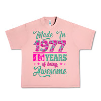 Salmon made in 1977, 45 years of being awesome Urban Heavy Tee - Jasminsmagicworld
