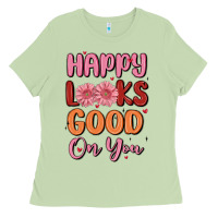 Matcha happy looks good on you Ladies Tee - MaliasSmallBusiness