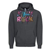 Smoke you rock valentine's day olivia Zipper Hoodie - OliviaCreatesArt
