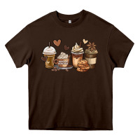 Chocolate Brown melanin afro coffee cups Heavy Core Tee - MaliasSmallBusiness