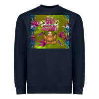 Navy inhale the good shit exhale the bad bullshit Heavyweight Sweatshirt - TumblerDesignByShophia