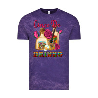 Cloud Purple cinco de drinko Vintage Tee - Artiststas
