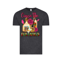 Vintage Black cinco de drinko Vintage Tee - Artiststas