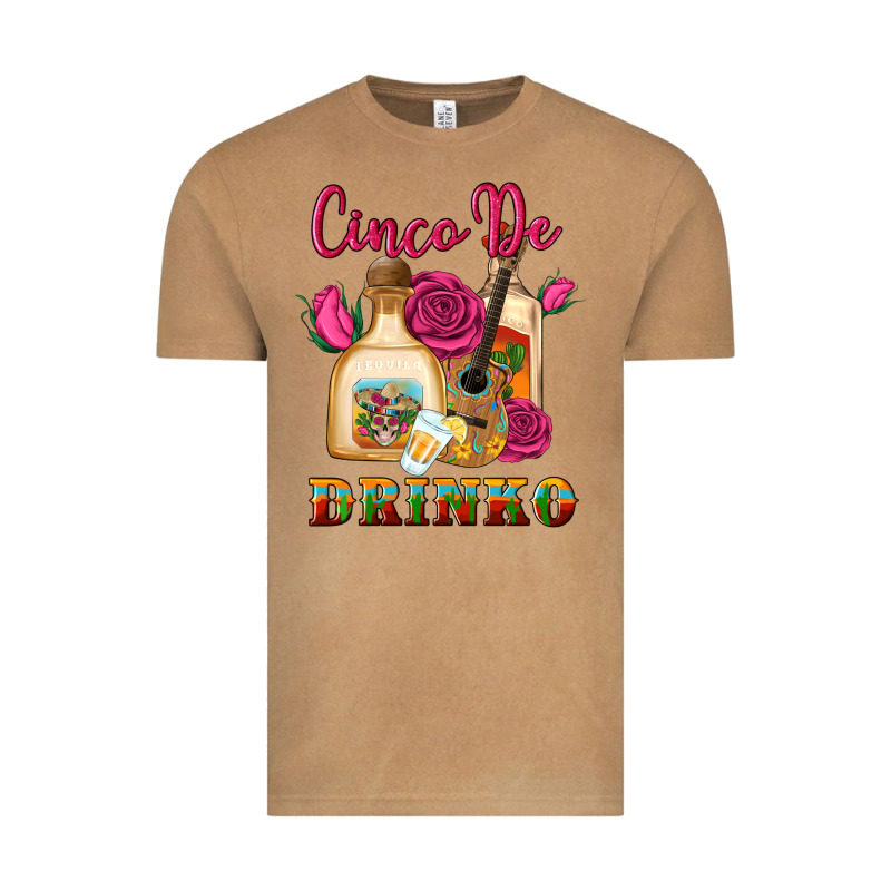 Cinco De Drinko Vintage Tee by Artiststas | Teevron