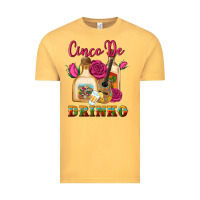 Vintage Mustard cinco de drinko Vintage Tee - Artiststas