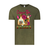 Vintage Olive cinco de drinko Vintage Tee - Artiststas