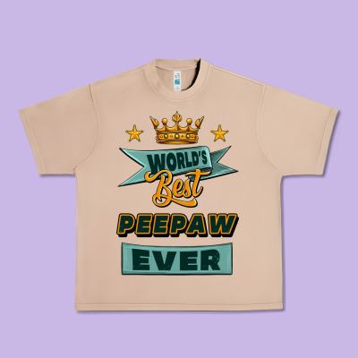 World's Best Peepaw Ever Urban Heavy Tee Designed By Jasminsmagicworld