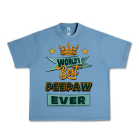 Pebble Blue world's best peepaw ever Urban Heavy Tee - Jasminsmagicworld