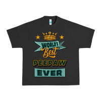 Pigment Black world's best peepaw ever Urban Heavy Tee - Jasminsmagicworld