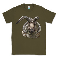 Army Green navajo churro sheep head Classic Tee - LillyAllenDesigns