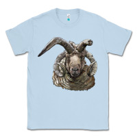 Dusty Blue navajo churro sheep head Classic Tee - LillyAllenDesigns