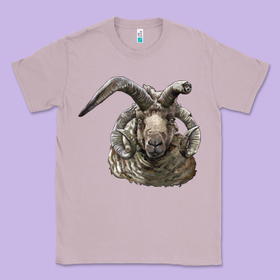 Navajo Churro Sheep Head Classic Tee Designed By Lillyallendesigns