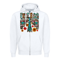 White western free bird Zipper Hoodie - OliviaCreatesArt
