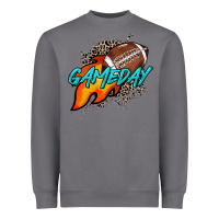 Storm Game day leopard fire and ball Heavyweight Sweatshirt - HowdyJamesFarm