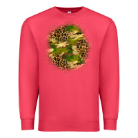 Cardinal camouflage and leopard patch Premium Sweatshirt - BundleAndBundleShop