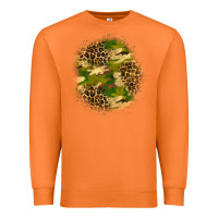 Carrot camouflage and leopard patch Premium Sweatshirt - BundleAndBundleShop