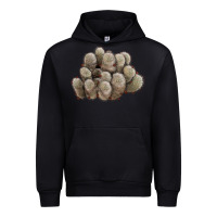 Black brown flowered cactus Urban Hoodie - LillyAllenDesigns
