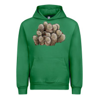 Emerald brown flowered cactus Urban Hoodie - LillyAllenDesigns