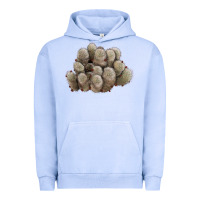 Pigment Grape Ice brown flowered cactus Urban Hoodie - LillyAllenDesigns