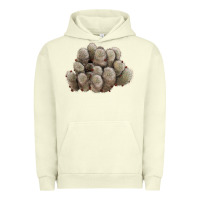 Pigment Pistachio brown flowered cactus Urban Hoodie - LillyAllenDesigns