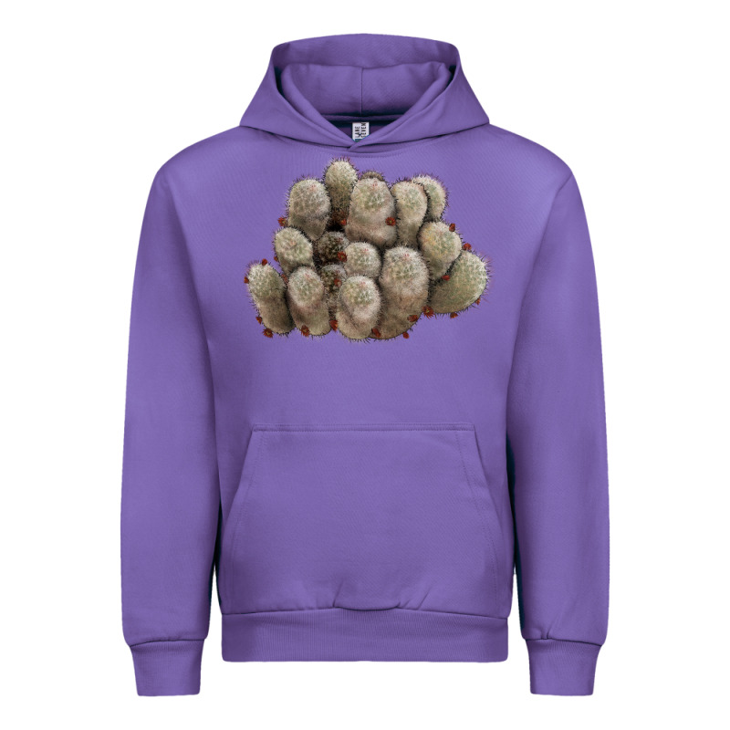 Brown Flowered Cactus Urban Hoodie by LillyAllenDesigns | Teevron