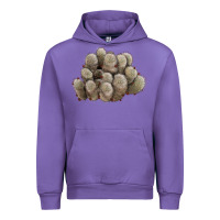 Tulip brown flowered cactus Urban Hoodie - LillyAllenDesigns