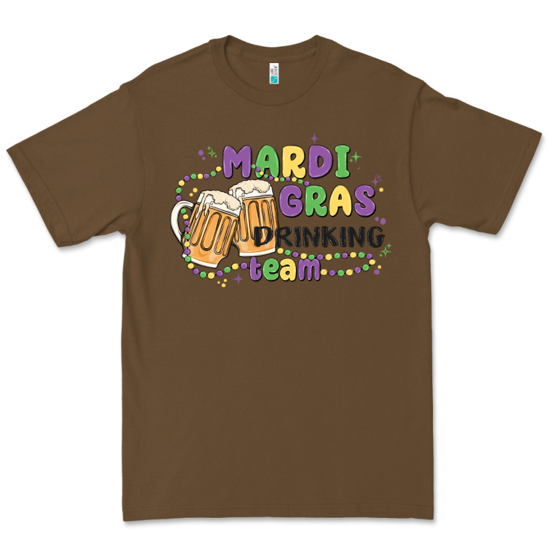 Mardi Gras Drinking Team Premium Tee by MaliasSmallBusiness | Teevron