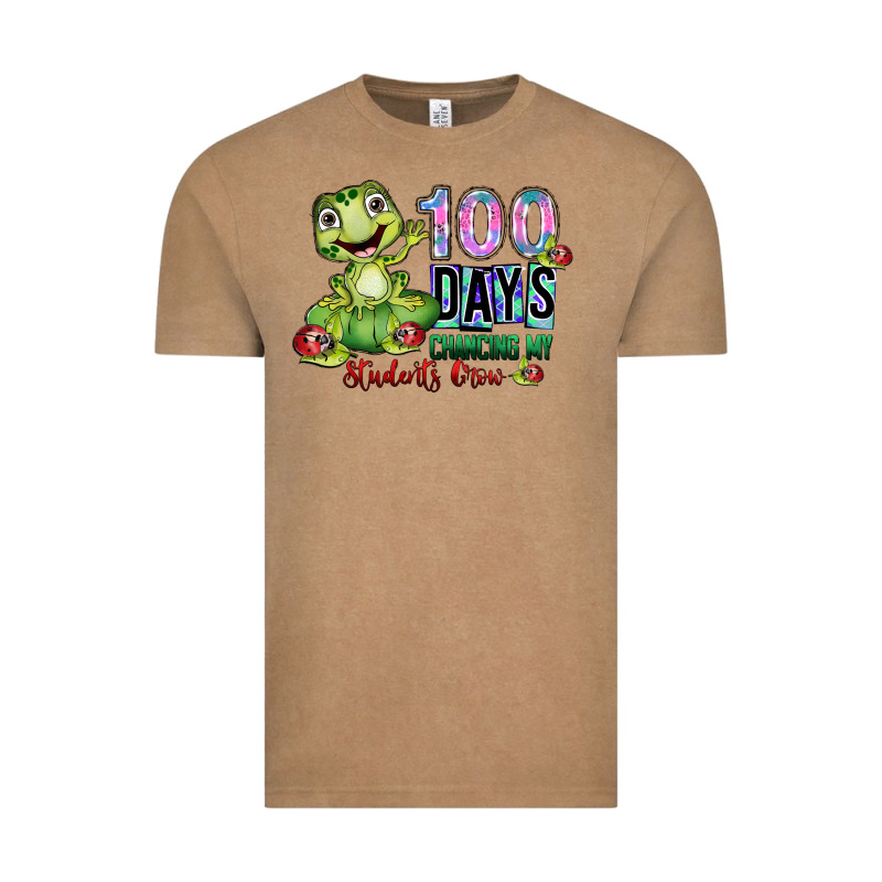 100 Days Chancing My Students Crow Vintage Tee by SublimationCraftShop | Teevron