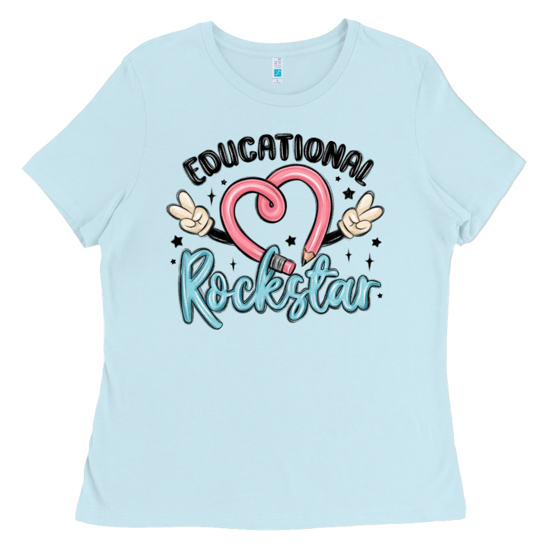 Educational Rockstar Ladies Tee by MaliasSmallBusiness | Teevron