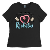 Black educational rockstar Ladies Tee - MaliasSmallBusiness
